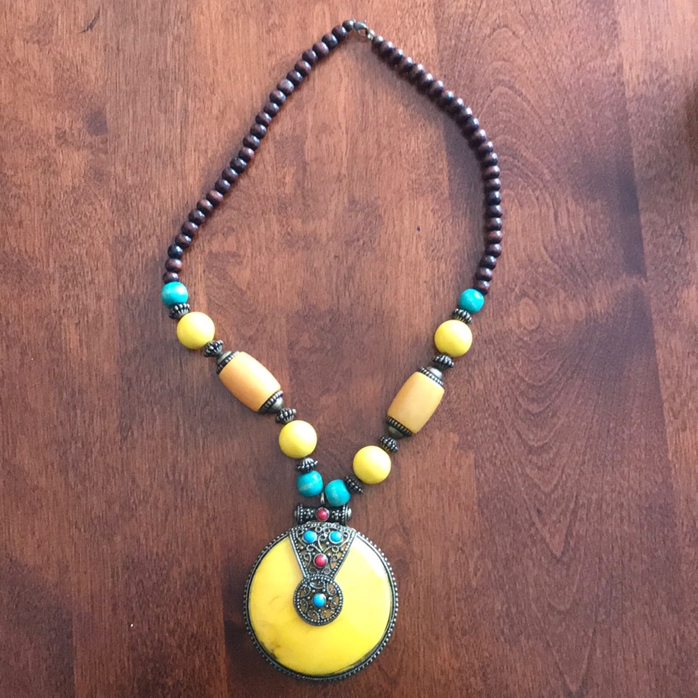 Handmade statement necklace